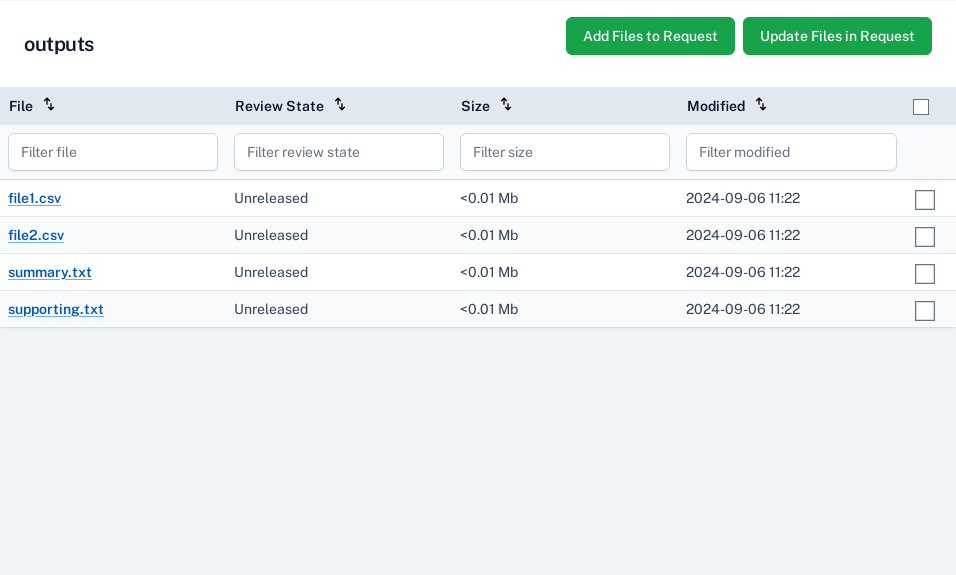 Add files with multiselect